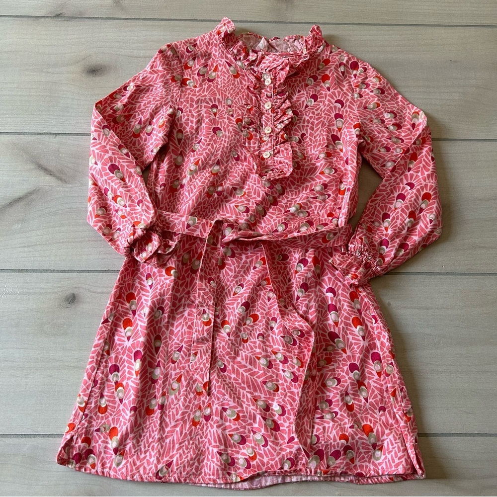 Lilly Pulitzer Belted Pink Cotton Dress